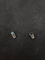 Silver Dot and Swirl Nosepin