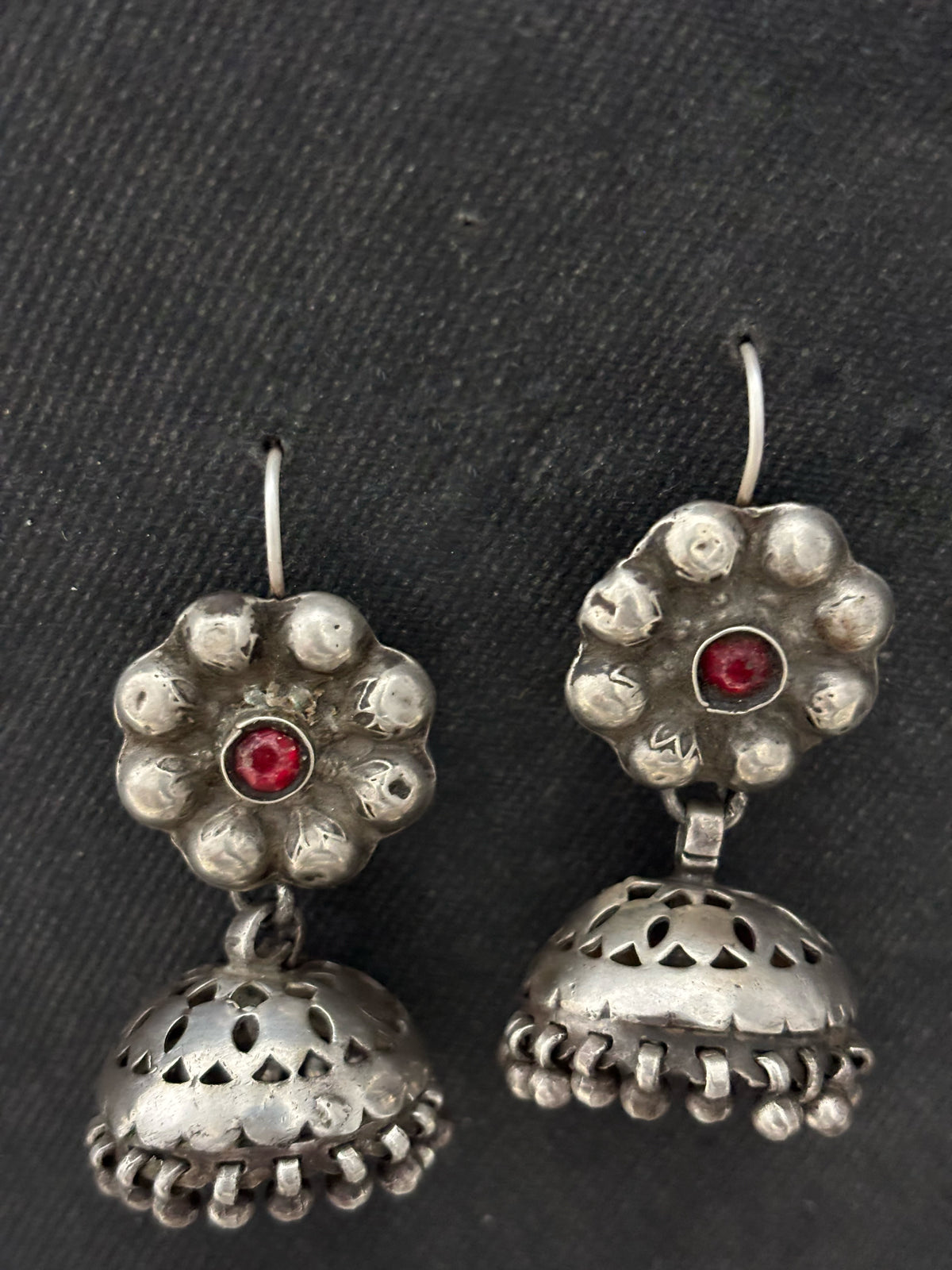 Vintage Silver Jhumka