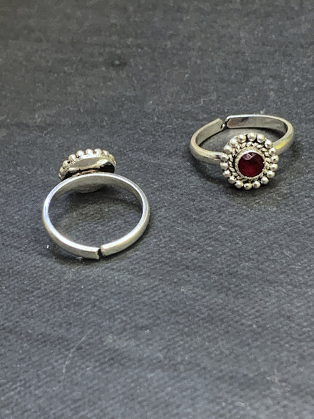 Silver Round Spinel Toering