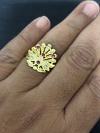Gold Plated Silver Finger Ring
