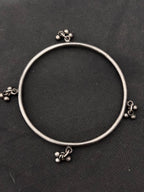 Silver Bangle With Gungroo