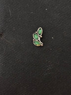 Three Stone Silver Nosepin