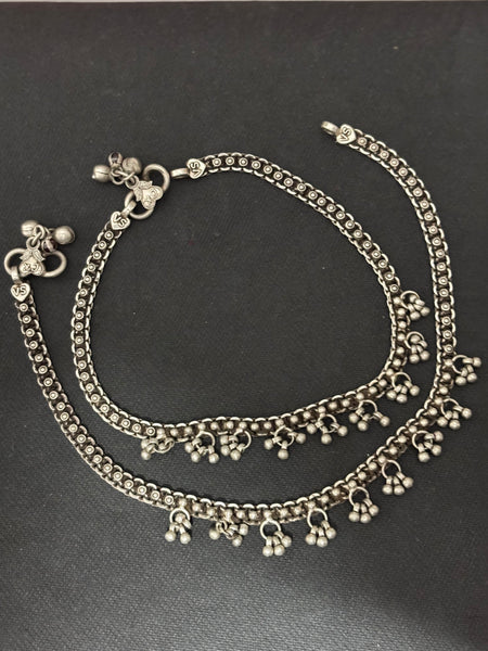 Vintage Silver Gungroo Anklet