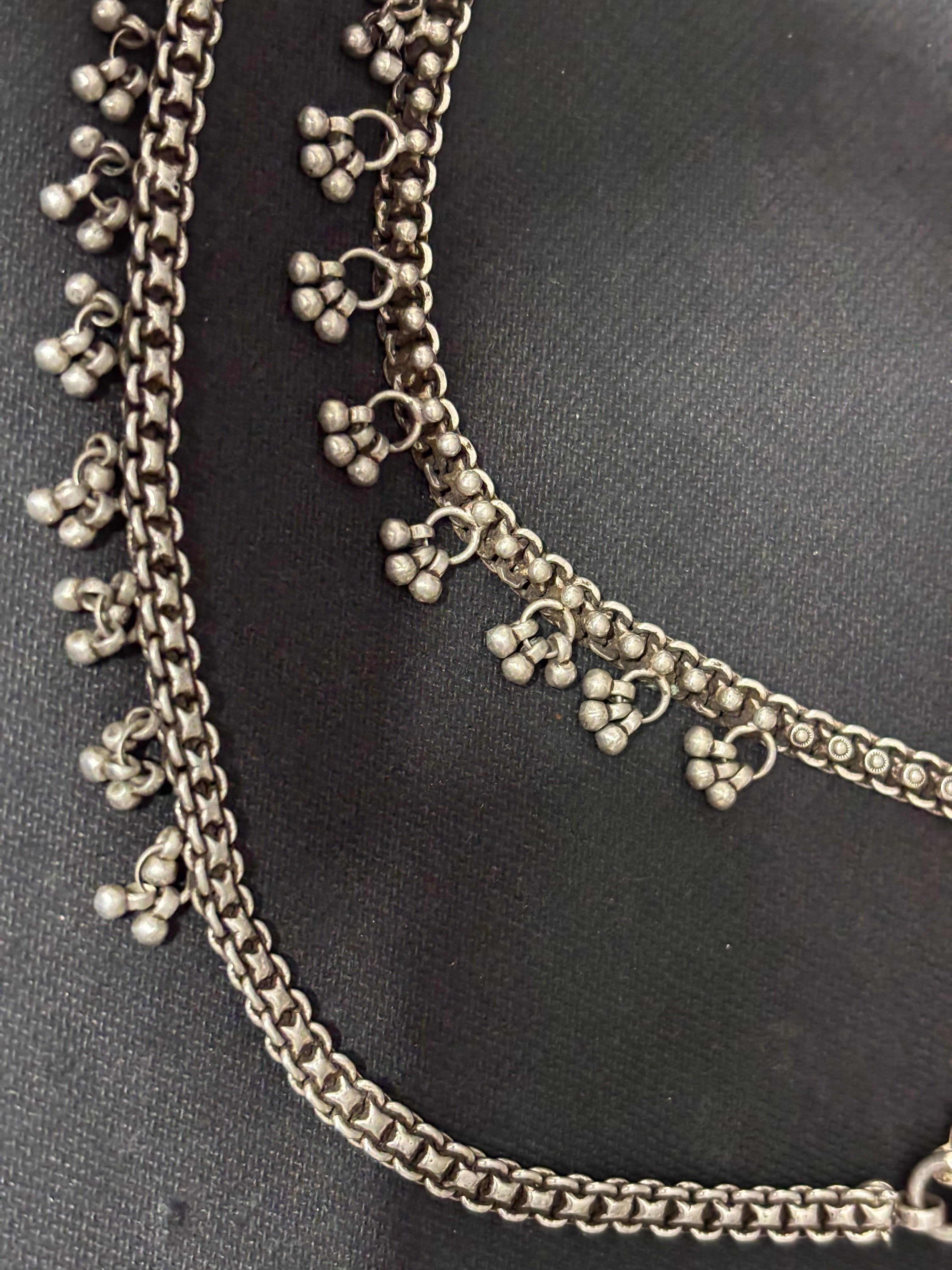 Vintage Silver Gungroo Anklet