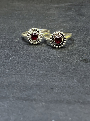 Silver Round Spinel Toering