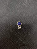 Dot With Flower Silver Nosepins