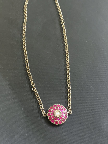 Kundan Pendant Neckpiece