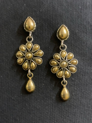 Silver Gold Earrings