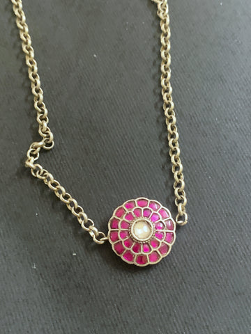 Kundan Pendant Neckpiece