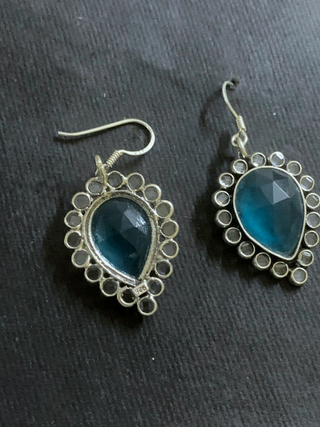 Fluorite With Crystal Earrings