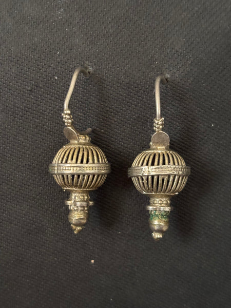 Vintage Silver Kutch Earrings