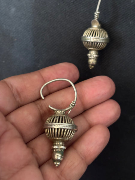 Vintage Silver Kutch Earrings