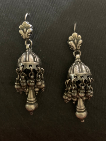 Silver long Jhumka