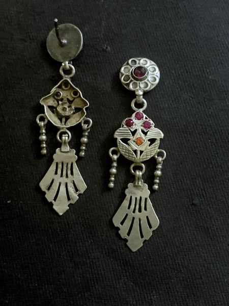 Silver Vintage Assembled Earrings