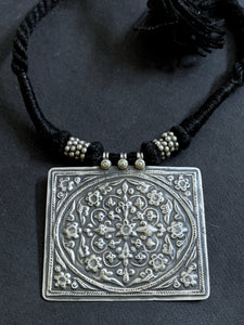 Square Repoussé Pendant