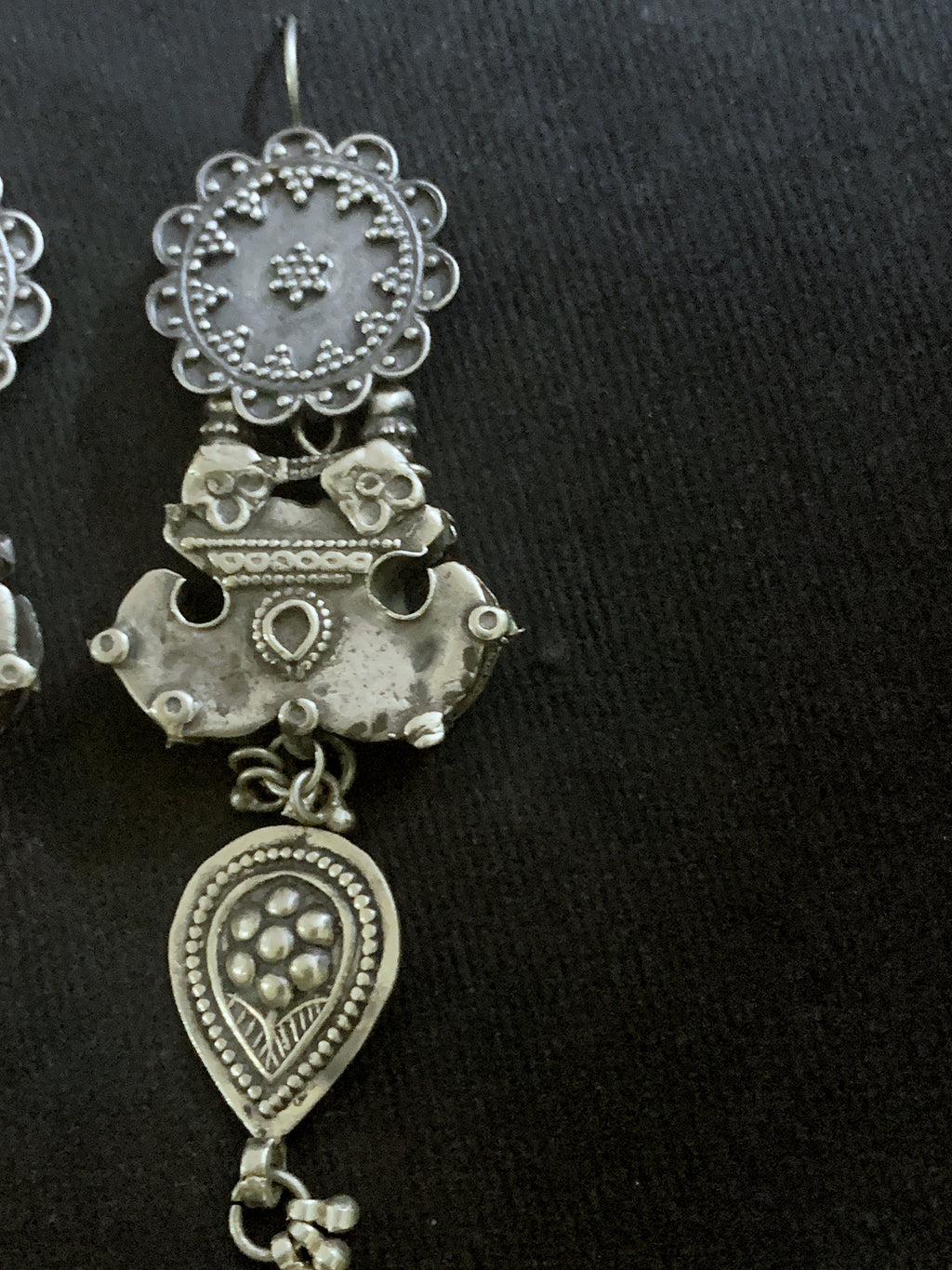 Assembled Silver Earrings