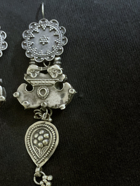 Assembled Silver Earrings