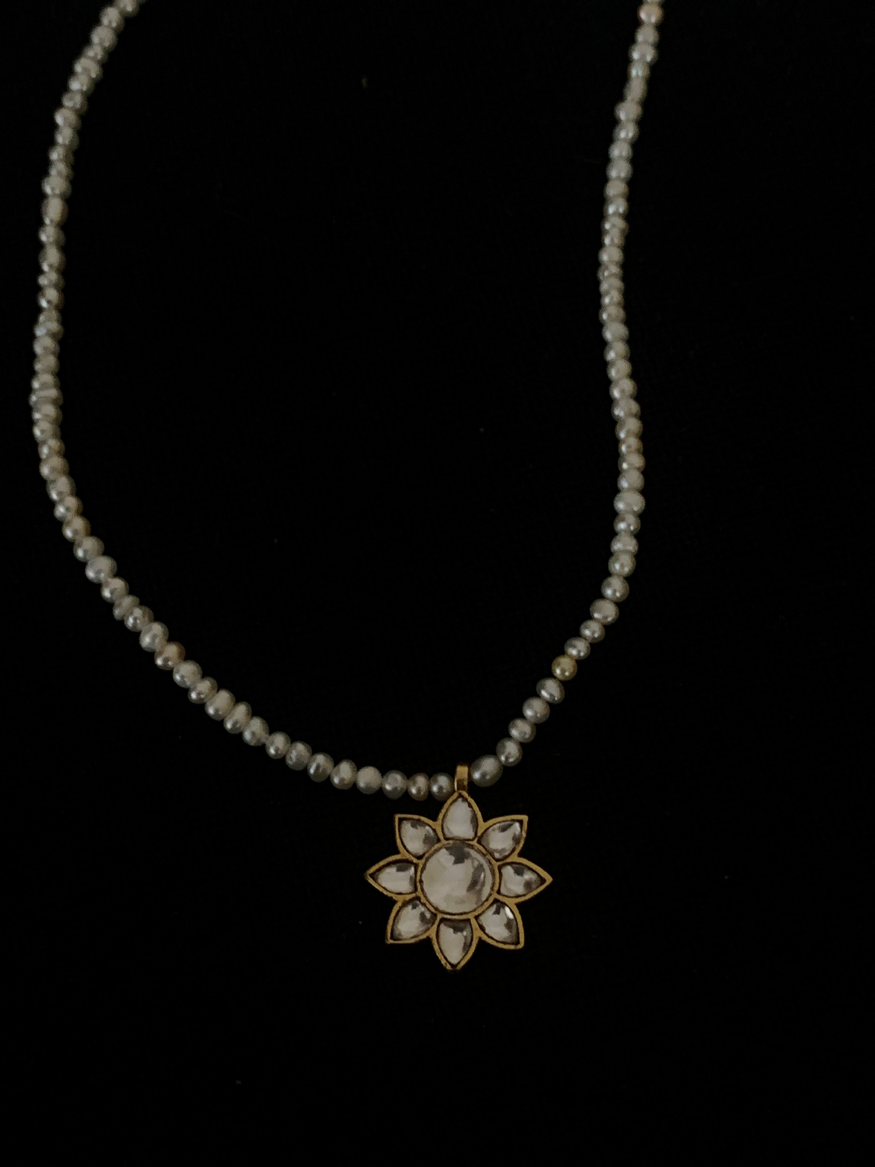 Champa and Pearl Necklace