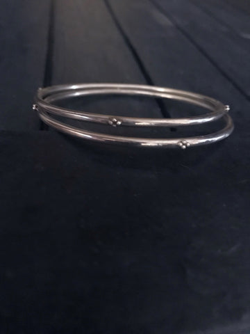 Silver Thin Rawa Bangles