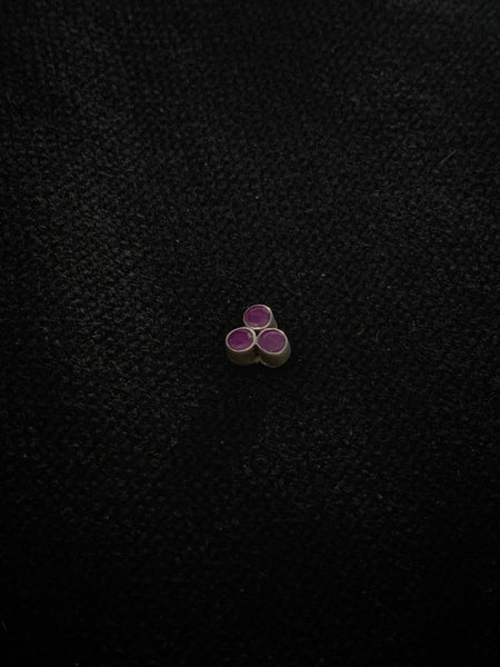 Silver 3 Stone Nosepin