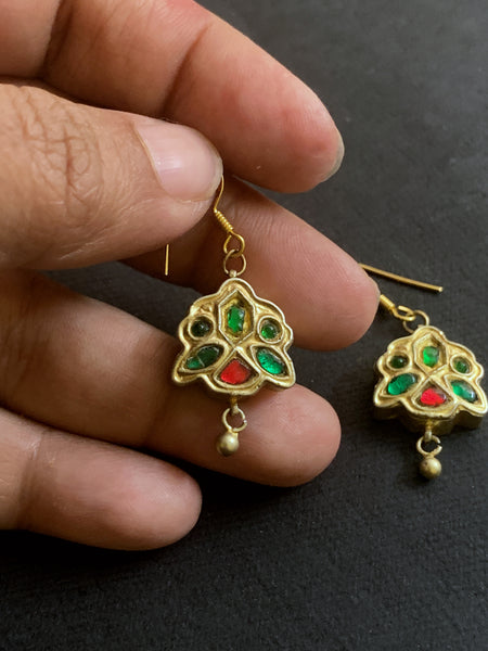 Vintage Gilded Earrings