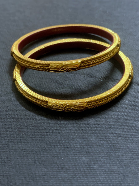 Vintage Gilded Bangles