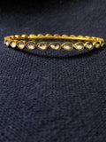 Kundan Silver bangles