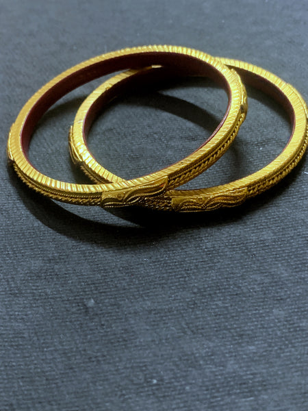 Vintage Gilded Bangles