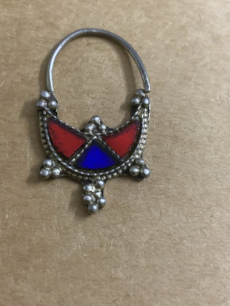 Red Blue Septum Ring