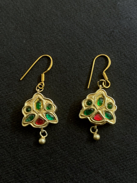 Vintage Gilded Earrings