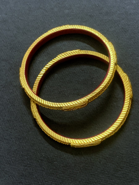 Vintage Gilded Bangles