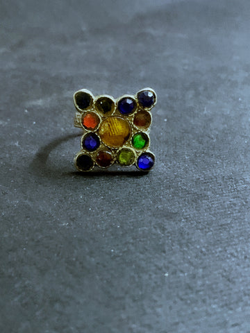 Vintage Colour Stone FingerRing