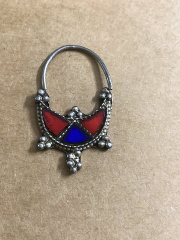 Red Blue Septum Ring